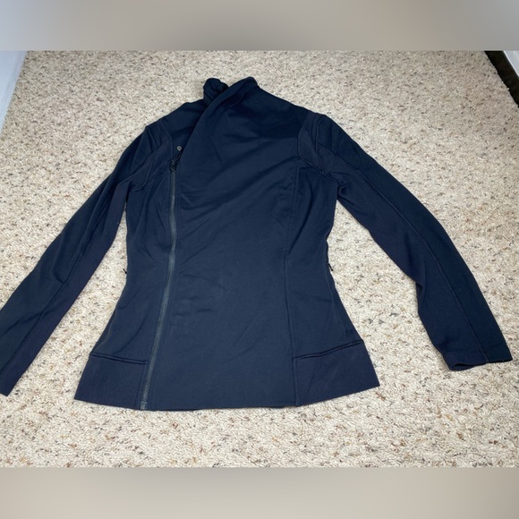lululemon Sweaters - Lululemon Bhakti Yoga Jacket Black Womens Sz 8